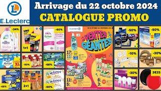 catalogue LECLERC ventes géantes ✅ Du 22 octobre au 2 novembre 🔥 Arrivage maison promos deals pub [upl. by Yendahc]