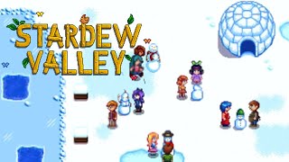 Festival of Ice and Talking about the 16 Update  Stardew Valley 25 [upl. by Edeline149]