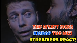 Streamers React Wyatt Sicks kidnap The Miz wwe raw wyattfamily [upl. by Courtney]