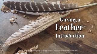 Carving a Feather  Introduction [upl. by Yllim]