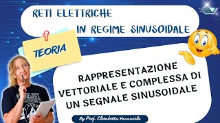 Rappresentazione vettoriale e complessa di un segnale sinusoidale [upl. by Eybbob]