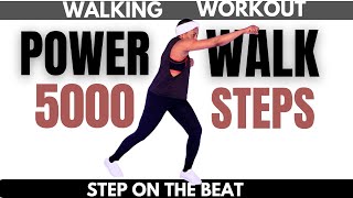 5000 Steps in 30 Min Fat Burn Walking Workout I Low Impact Indoor ExerciseI Easy Cardio Dance [upl. by Ellasal664]