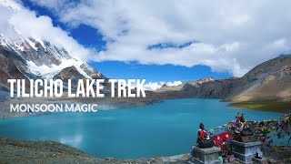 Tilicho Lake Trek  Trekking to Nepal’s HighAltitude Jewel  Monsoon Trek  4K [upl. by Sethrida]