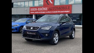 Seat Arona 15TSI 150 FR 1erMain Beats Audio Camera Carplay Full Led Siege Chauffant t 10594 [upl. by Ahsiyt]