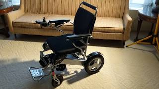 Electra7 Wide HD Folding Power Wheelchair [upl. by Llennaj]