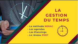 📌EOAE 1ère Bac Sc Eco 👉 Gestion du temps  Méthodes NERAC🖍Agenda🖊Planning🖍Réseau PERT👌 [upl. by Ellenor]