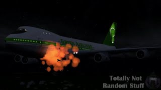 Green Airlines Flight 880  Crash Animation [upl. by Toshiko438]