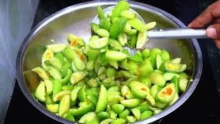 पीठ पेरून केलेली कंटोळीची भाजी। रानभाजी कंटोळीची भाजी।Kantolichi Bhaji।Preeti Recipes [upl. by Latsirc]