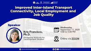 Improved InterIsland Transport Connectivity Local Employment and Job Quality [upl. by Yrrat]