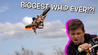 BIGGEST WHIP EVER THROWN ON A SUPERMINI [upl. by Bleier19]