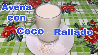 DESAYUNO DE AVENA CON COCO RALLADO [upl. by Nyliuqcaj]