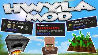 🚨MODS 31🚨  MODS DE MUNDOWIGETTA  HWYLA  ¡INFORMACIÓN EN TIEMPO REAL  PARA MINECRAFT 1112 [upl. by Kial354]