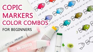 Copic Markers Color Combos for Beginners [upl. by Gardia]