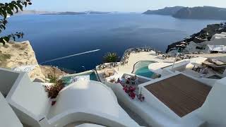 Andronis Boutique Hotel  hotel tour  Nausica  Executive Suite with plunge pool  video room tour [upl. by Lyred]