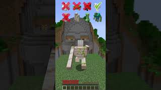 Which Mob Survives Fall Damage in Minecraft minecraft meme memes shorts [upl. by Llerrud753]