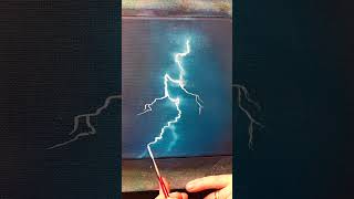 How to paint lightning ⚡ howtopaint shorts thunderstruck [upl. by Jezabella]