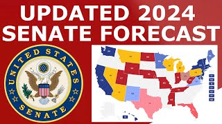 Updated 2024 Senate Map Prediction February 2 2024 [upl. by Kask]