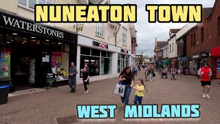 Nuneaton amp Bedworth Town Walk Tour 2022  Warwickshire West Midlands  England 🇬🇧  4K [upl. by Odlabu]