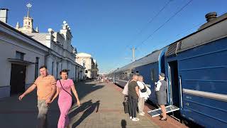 Belarus Bahnhof und Züge Brest Bahnhof [upl. by Anisamot664]