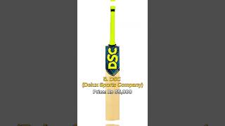 Top 10 Most Expensive Cricket 🏏Bats In The World 2024 shorts [upl. by Ailati]