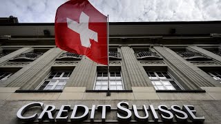 European bank stocks plunge dragged down by Credit Suisse [upl. by Romaine]