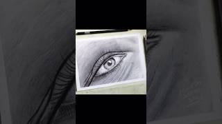 Hyper realistic eye drawing sketchhyperrealisticsketch [upl. by Llenrad]