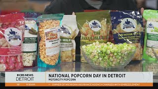 National Popcorn Day in Detroit [upl. by Elahcar]