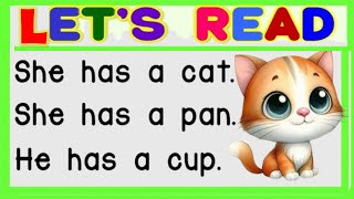 Practice Reading Learn how to read Reading Lesson for Grade 1 Grade 2 [upl. by Oneg]