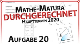 Matura 2020 Aufgabe 20  Zahlenliste  Median Haupttermin  Mathe Easy Going [upl. by Ytrebil]