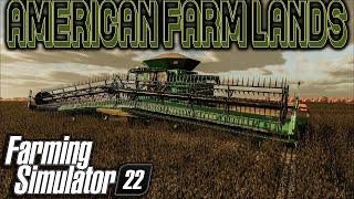 Farming Simulator 22SoybeansAmerican Farm Lands [upl. by Gawain]