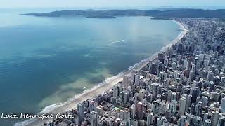 IMPONENTE  ITAPEMA😱  Veja até BALNEÁRIO CAMBORÍU na imagem 🚁🌇 [upl. by Turk257]