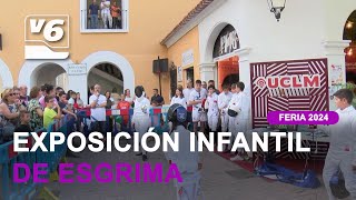 Exposición de esgrima infantil en el recinto Ferial [upl. by Hutchison]