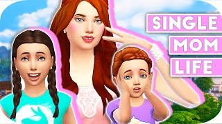 SINGLE MOM LIFE  THE SIMS 4  Part 23  Dance Party  Backyard Fun💃🌈🏡 [upl. by Rebmit]