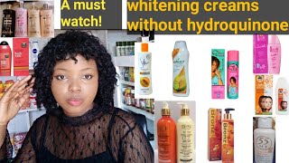 TOP 10 BEST LIGHTENING BODY LOTIONS without hydroquinone or steroid [upl. by Esac]