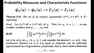 Uniqueness of the Characteristic Function [upl. by Anahir644]