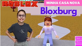 Bloxburg  Minha casa nova  Roblox [upl. by Arakal]