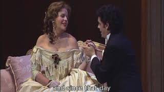 Verdi La Traviata  Renée Fleming Rolando Villazón Conlon 2006 English subtitles Full Opera [upl. by Sorce745]