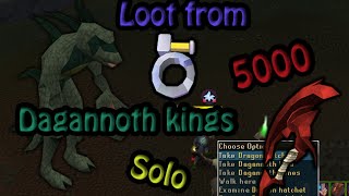 Runescape  Loot from 5000 Dagannoth Kings [upl. by Erskine]