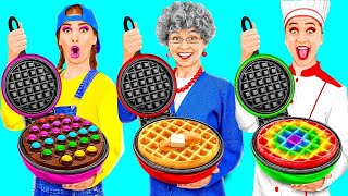 Me vs Grandma Cooking Challenge  Crazy Challenge by PaRaRa Challenge [upl. by Mojgan845]