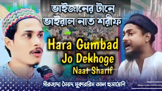 Hara Gumbad Jo Dekhoge Naat Sharif Pirzada Syed Mukarrim al Hussaini। New Naat Syed Mukarrim Vaijaan [upl. by Varin]