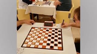 Valneris  Kuczewski European Draughts Championship 2024 [upl. by Alphonsine]