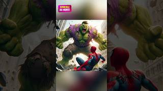 SpiderMan vs Hulk Can SpiderMan Survive the Battleshorts hulk [upl. by Sallyann]