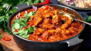 Chicken Madras  A Homemade Spicy Curry [upl. by Ennaear857]