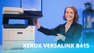 Xerox Versalink B415 A4 Mono Multifunction Laser Printer [upl. by Esnahc]