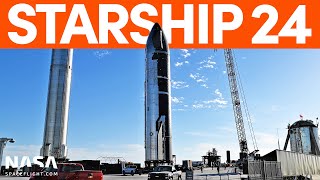 Starship 24 Moved to Suborbital Pad A  SpaceX Boca Chica [upl. by Olivia]