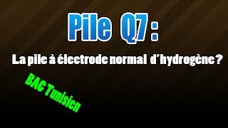 07pile  électrode normal à hydrogène [upl. by Mcknight]