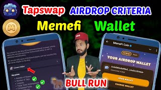 Tapswap Airdrop amp Memefi Wallet okx connect  Memeland amp panda Airdrop new update  Bull run start [upl. by Nonnel650]