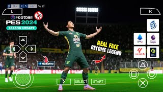 RELEASE  eFootball PES 2024 PPSSPP Mod BRI Liga 1 Indonesia amp Liga Eropa di Android Terbaru 2023 [upl. by Haines]