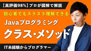 Javaプログラミングの「クラス」「メソッド」を元プログラマーがわかりやすく解説！【未経験エンジニア】【入門 14】 [upl. by Ylyl]