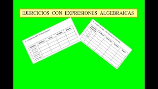 Componentes y nombres de monomios y ecuaciones Explicación de cada uno [upl. by Klement]